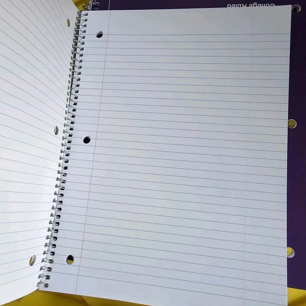 College Ruled 1-Subject Notebook Green 70 Sheets 8 x 10.5 in School Notebook